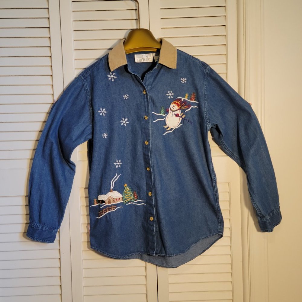 Christmas Shirt Casey and Max size M